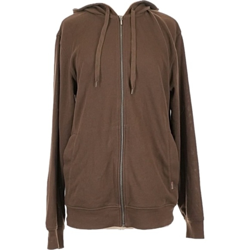 Merrell Front Zip Hoodie in Chocolate Brown